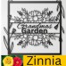 Grandmothers Garden Sign, Customs garden sign, Choose Flower, Name, and Color, personalized garden sign